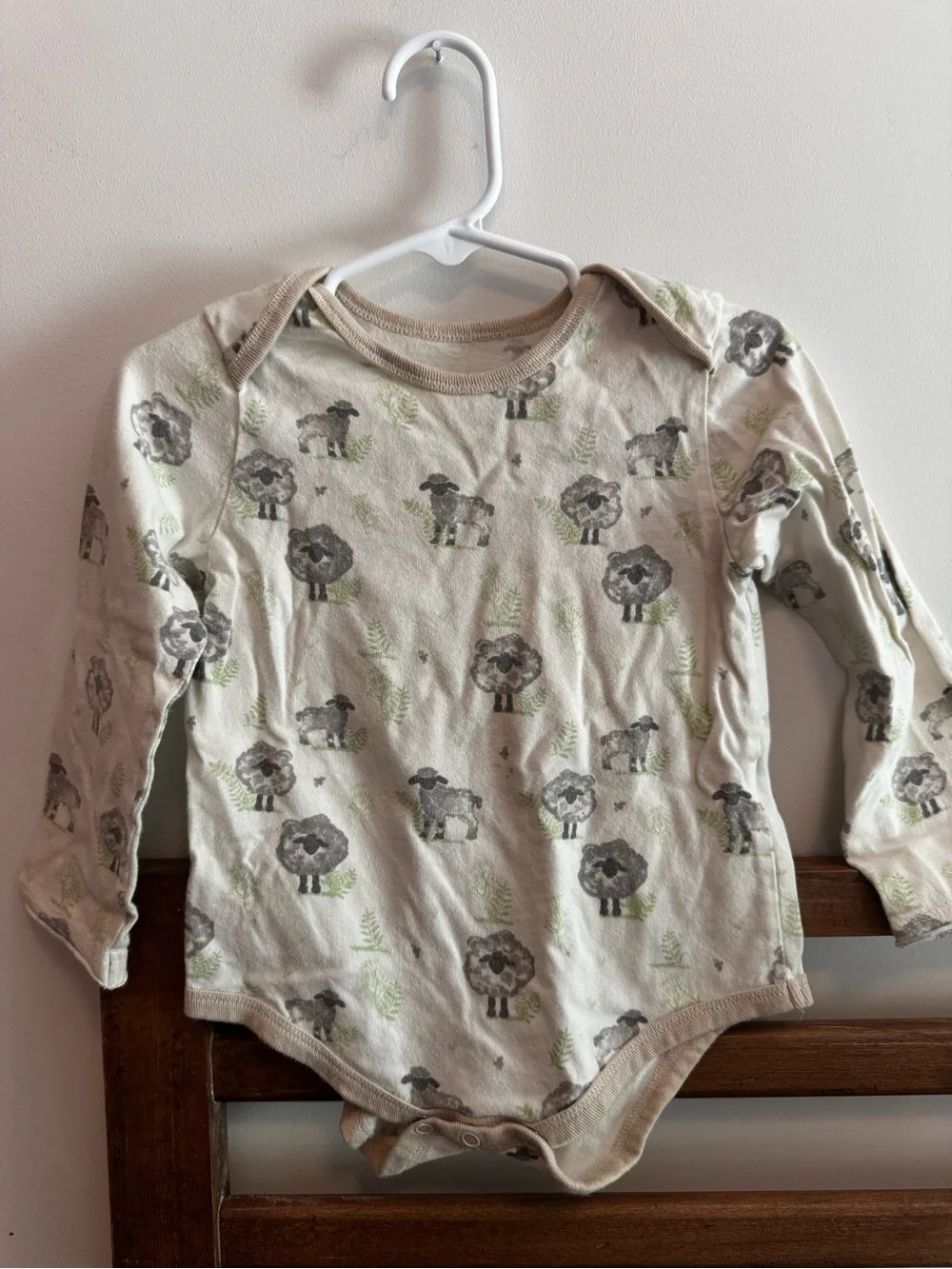 Burt's Bees Baby Long-Sleeve Onesies Animal Print 24 months